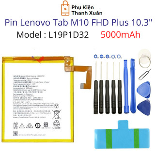  Pin zin Lenovo Tab M10 FHD Plus 10.3"  L19D1P32 5000mAh | Dung lượng gốc | Tặng bộ tháo mở + seal dán 