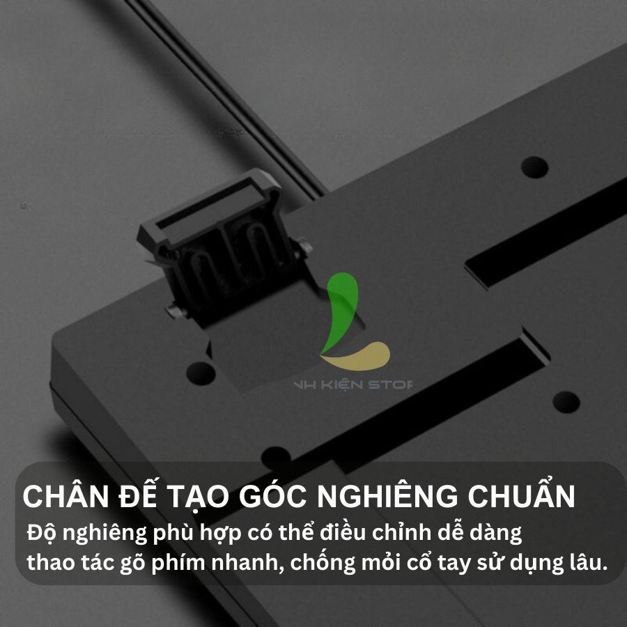 Bàn phím giả cơ gaming K-Snak4 VIPER K4 - Bàn phím chơi game thiết kế 104 phím có đèn led 7 màu ấn tượng