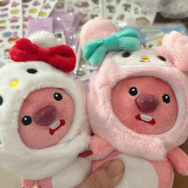 MÓC KHOÁ GẤU BÔNG HẢI LY LOOPY SIÊU CUTE  - tiệm nhà chun