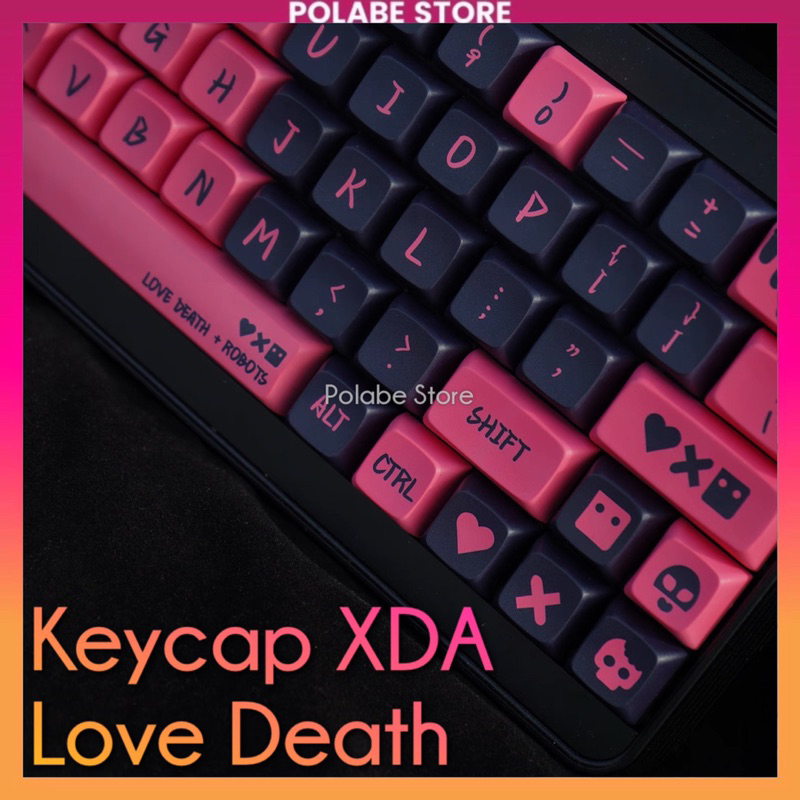 Keycap XDA Love Death XDA Profile PBT Dyesub bàn phím cơ CMK Polabe Store