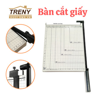 Bàn cắt giấy A4, bàn cắt giấy cắt được nhiều loại chất liệu nhựa dẻo, ảnh, giấy A3, A4, A5