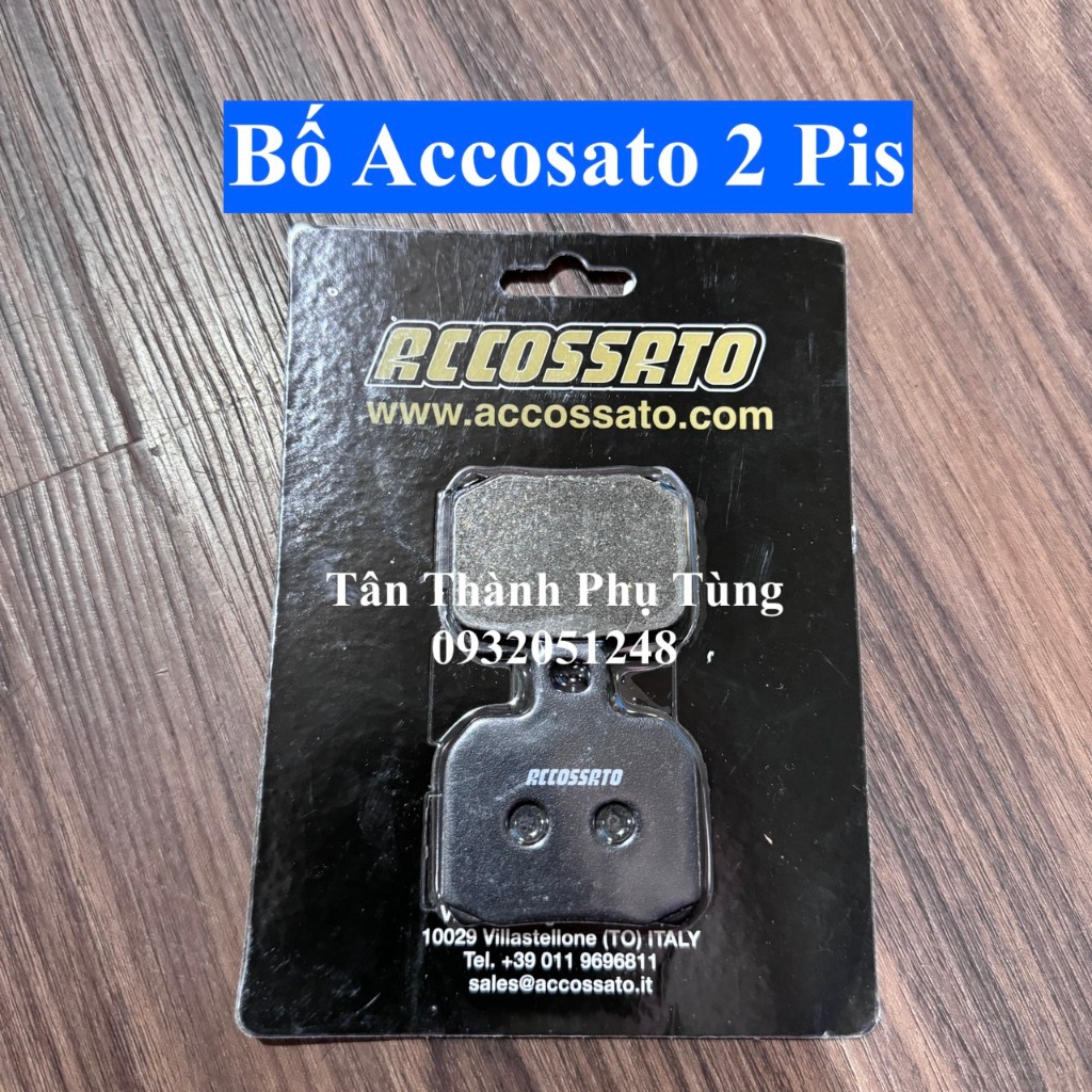 Bố thắng Frando, Ascossato chính hãng: Heo 2Pis /2Pit đối xứng, 4Pis/ 4Pit