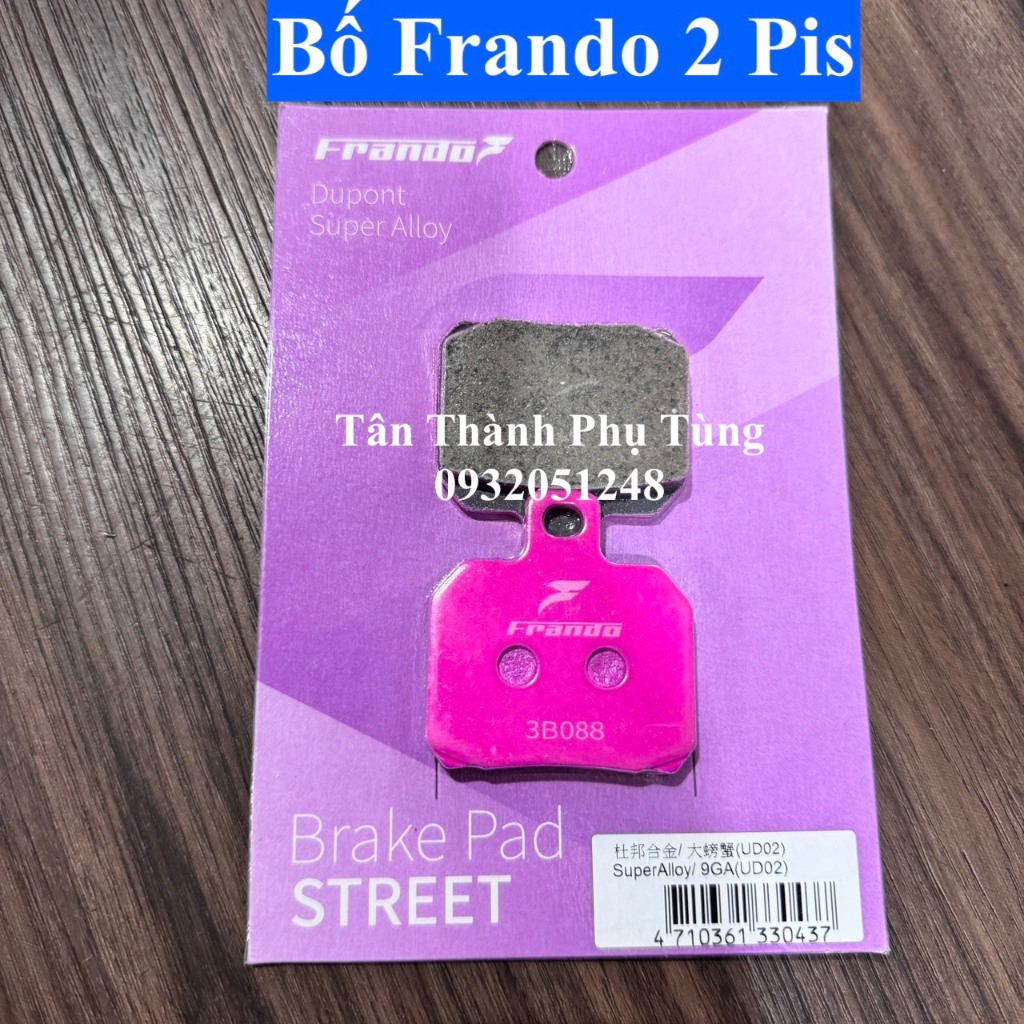 Bố thắng Frando, Ascossato chính hãng: Heo 2Pis /2Pit đối xứng, 4Pis/ 4Pit