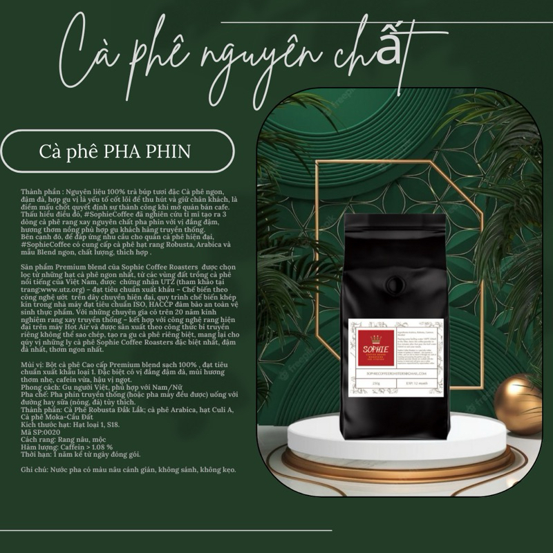 Cà Phê PHIN PREMIUM BLEND 1kg