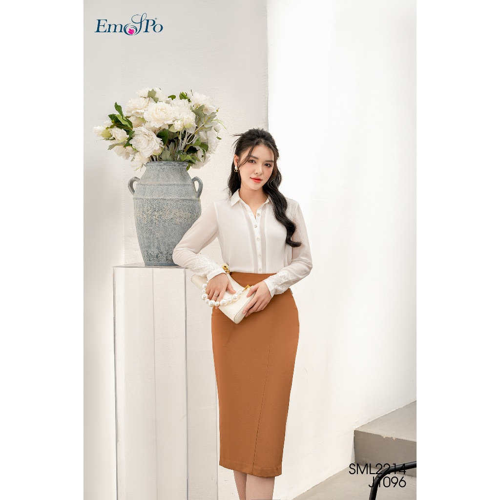 Chân váy ôm bút chì xẻ sau EMSPO J1096