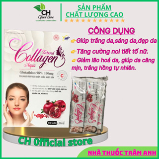 Collagen uống trắng da intend aqua cao cấp dạng gói