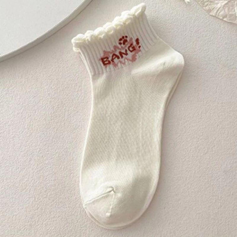 Set 10 đôi tất cổ bèo trong 1 túi hottren đi giày thể thao ,giày tiểu thư đều được