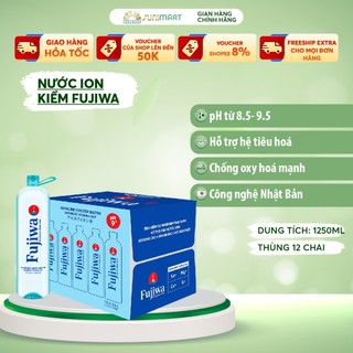 Nước uống ion kiềm Fujiwa 1250ml Sunimart – Thùng 12 chai
