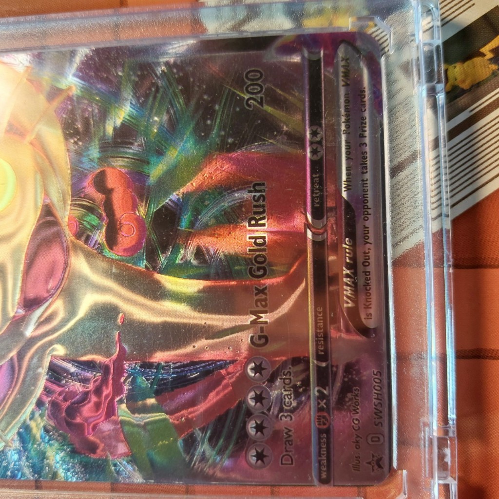 Thẻ nhôm Uta ánh 3D Full Art Meowth Vmax 005 2123 d44 1-1