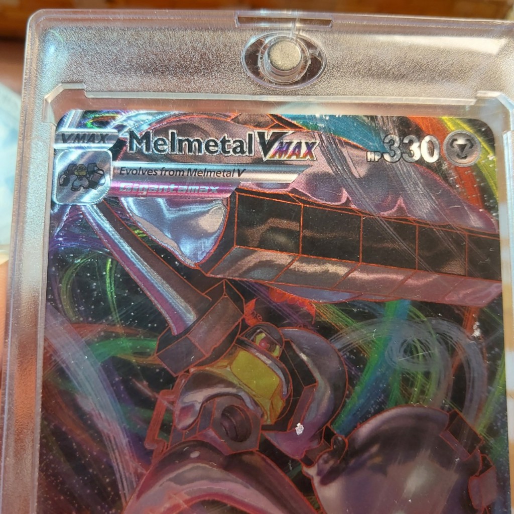 Thẻ nhôm Uta ánh 3D Full Art 048 Melmetal VMAX 2123 d44 1-2