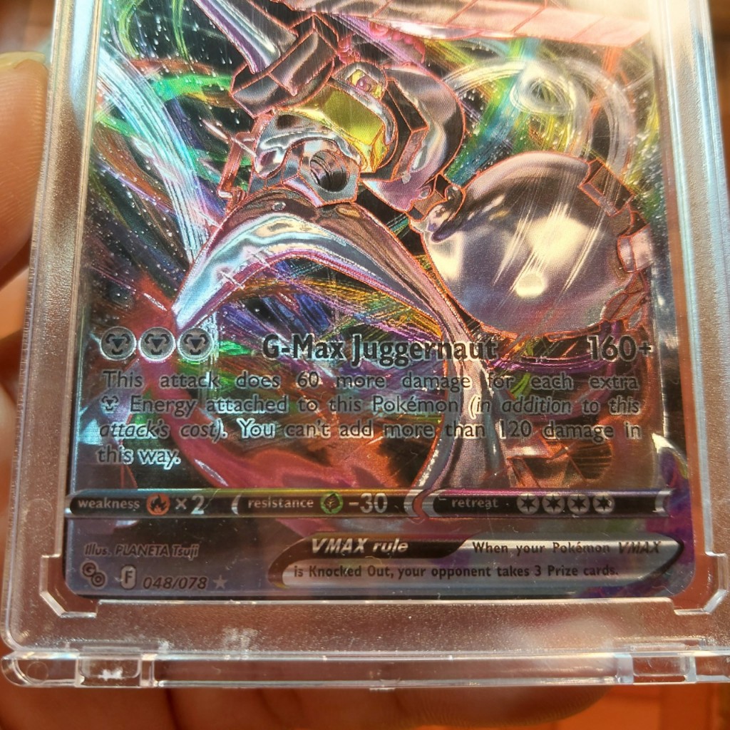 Thẻ nhôm Uta ánh 3D Full Art 048 Melmetal VMAX 2123 d44 1-2