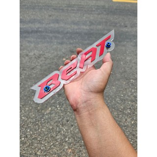 Bảng tên beat - bảng chữ nổi beat - tặng kèm 2 ốc inox thái