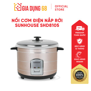 Nồi cơm điện nắp rời sunhouse shd8105 1.2l - shd8125 1.8l - shd8135 2.2l chính hãng sunhouse