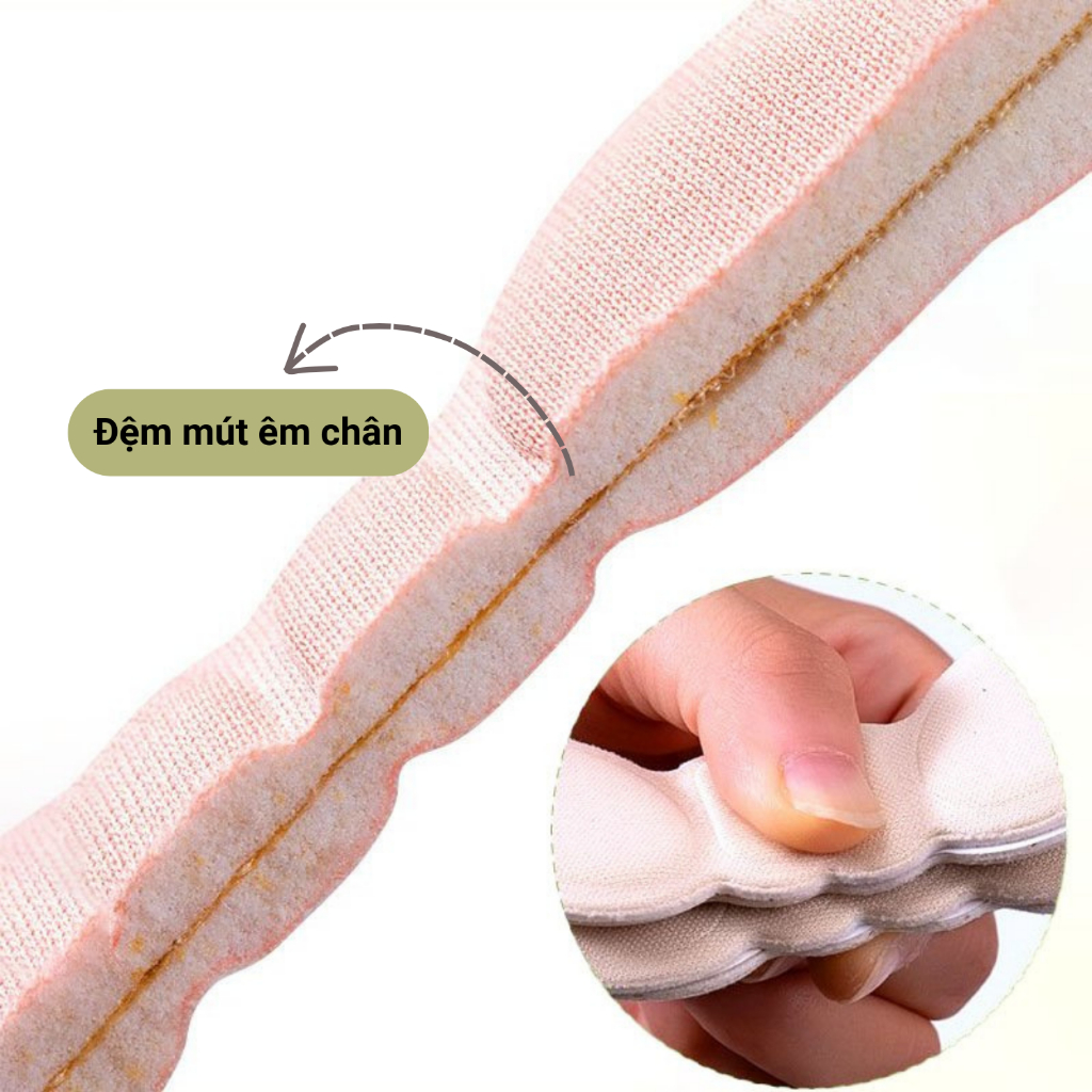 Miếng lót giày êm chân, miếng lót giày bảo vệ gót chân