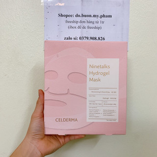 Mặt Nạ Thạch Celderma Ninetalks Hydrogel Màu Hồng