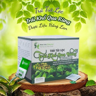 Trà túi lọc quả mướp đắng rừng hộp 60g - dược liệu hồng lan