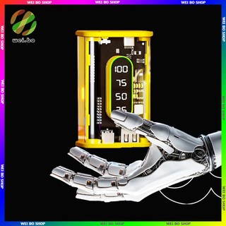 10.000 mAh Pin dự phòng mini Mô hình trong suốt sạc dự phòng sạc dự phòng sạc nhanh pin sạc dự phòng