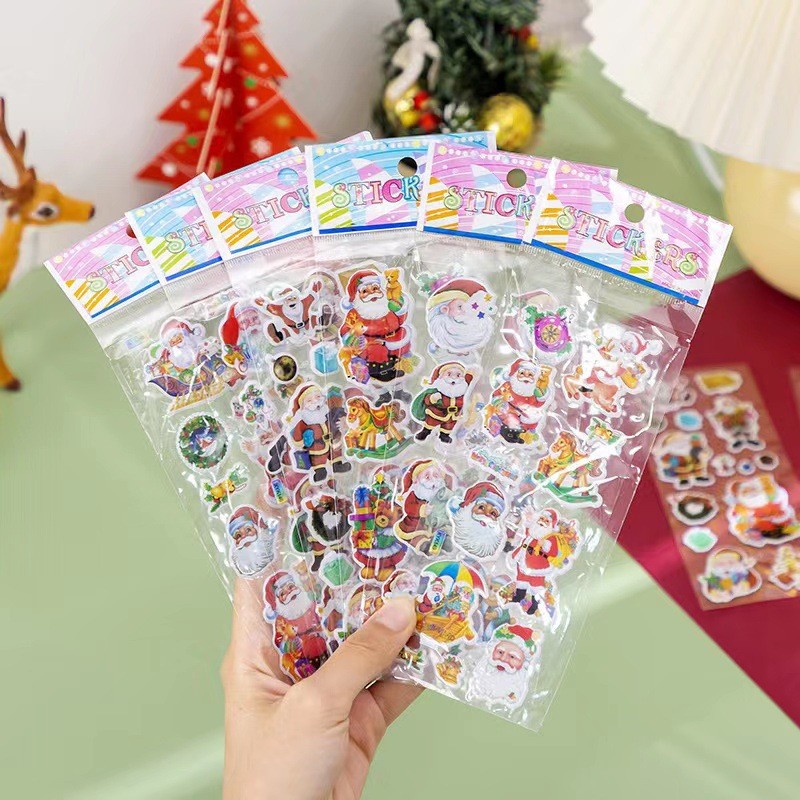 sticker 2d noel