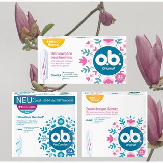 Băng vệ sinh dạng nút – tampon o.b –hàng đức