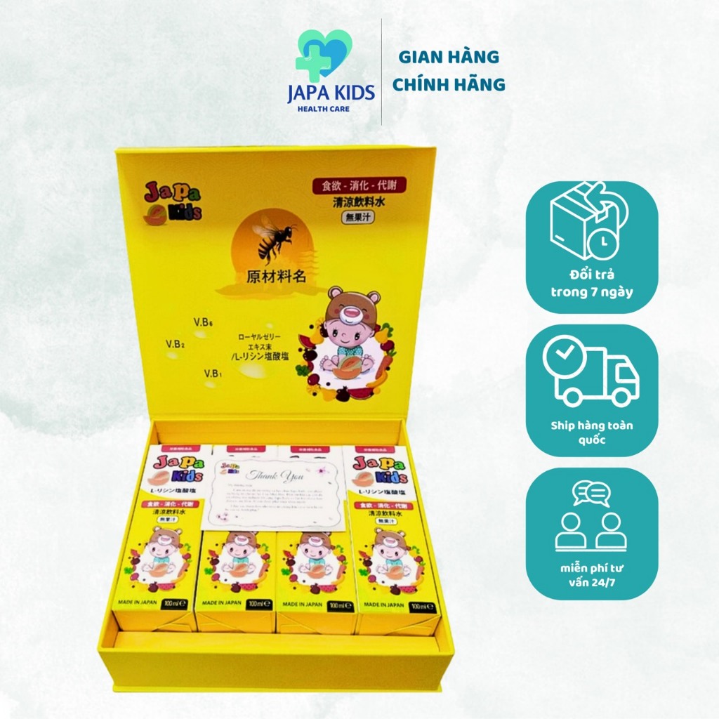 Siro Ăn Ngon Cho Bé Japa Kids Kích Thích Ngon Miệng Cho Bé Tăng Cân Tăng Chiều Cao Hỗ Trợ Tiêu Hóa Chính Hãng