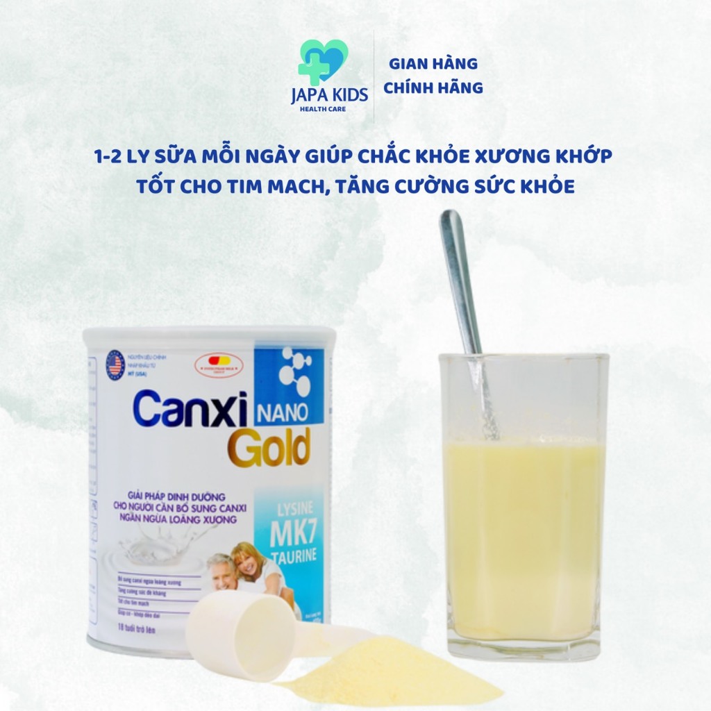 Sữa Bột Cho Người Lớn Sữa Cho Người Lớn Tuổi Bổ Sung CanXi CanXi Nano Gold Chính Hãng