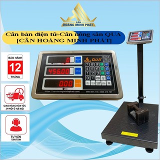 Cân Bàn Điện Tử Cân Hàng 300kg 150kg 100kg HOÀNG MINH PHÁT-QUA (Phím tiếng việt) giá rẻ