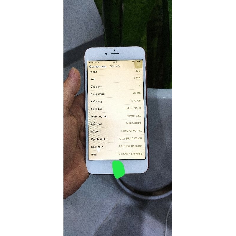 Điện thoại ai phon sáu ét phờ lút bản 64gb, quốc tế