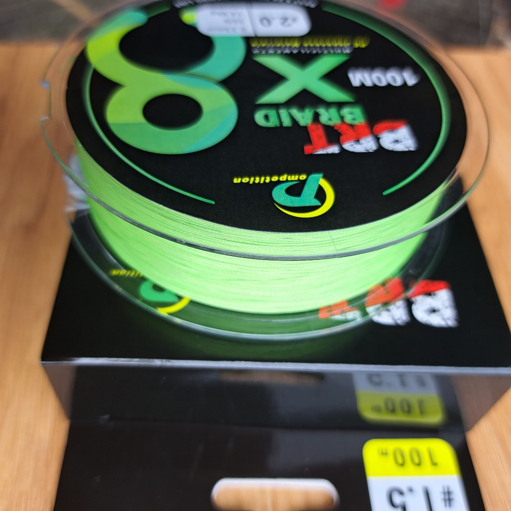 Dây câu lure PE BRT BRAID X8 100 mét chuyên lure cá Lóc, Chẻm size chuẩn