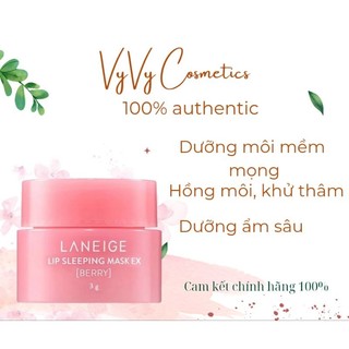 Ủ môi làm mềm môi, hồng môi laneige 3g