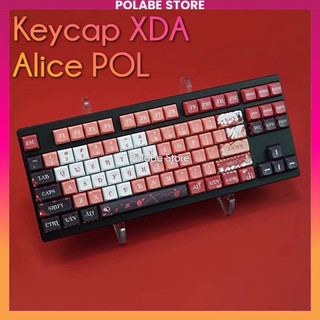 Keycap alice pol xda profile pbt dyesub bàn phím cơ cmk polabe store