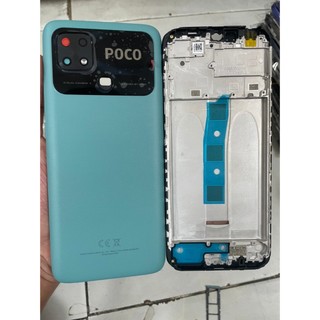 Vỏ Poco C40 Zin Full Bộ Khay Sim Kính Camera