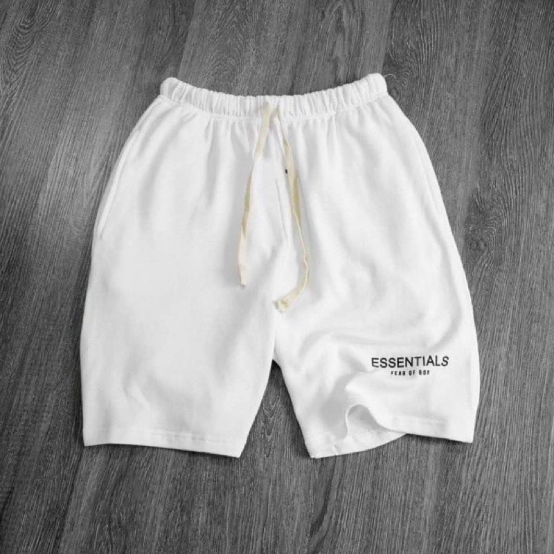 Quần Essentials trẻ trung năng động thể thao dày dặn, short nam nữ dễ phối full tag