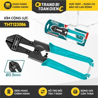 Kìm cộng lực mini total tht123086 kích thước 8", phạm vi cắt 3.5mm lưỡi cắt 65mn kềm cắt