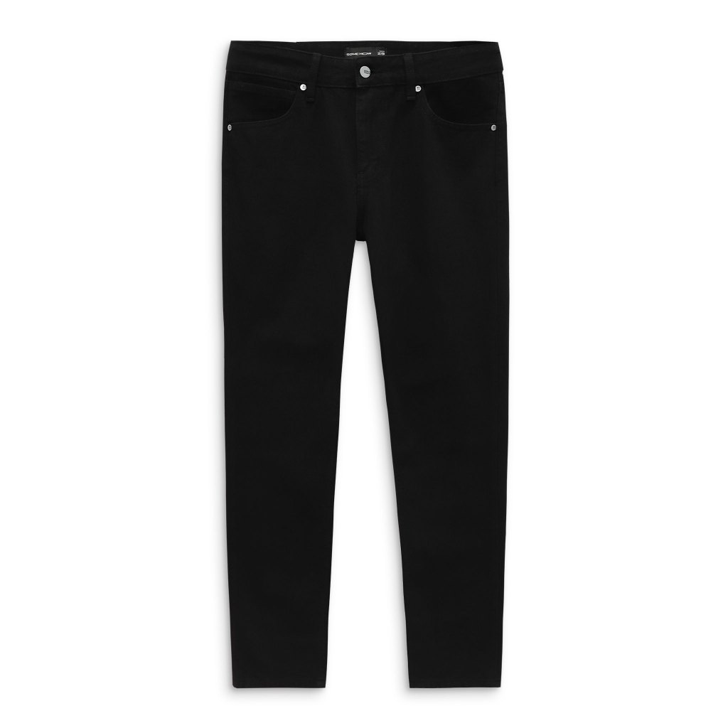 Quần Jean Nam Straight Standard Black, Chất Vải Jean Cotton Thoải Mái