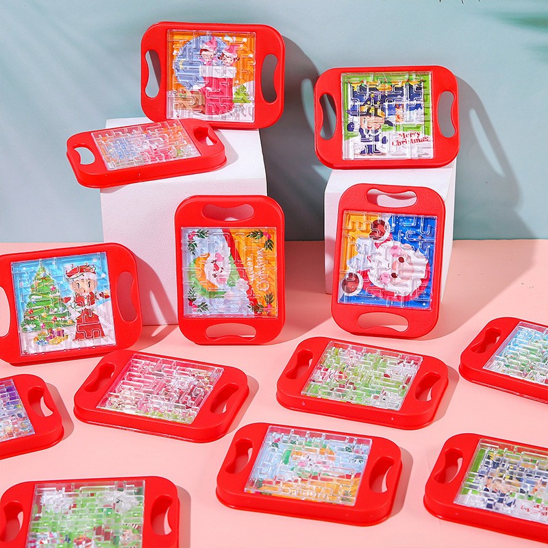 Đồ chơi vòng bi mê cung noel quà tặng giáng sinh cho bé
