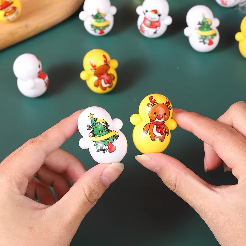 Đồ chơi lật đật noel giáng sinh quà tặng cho be trai gai