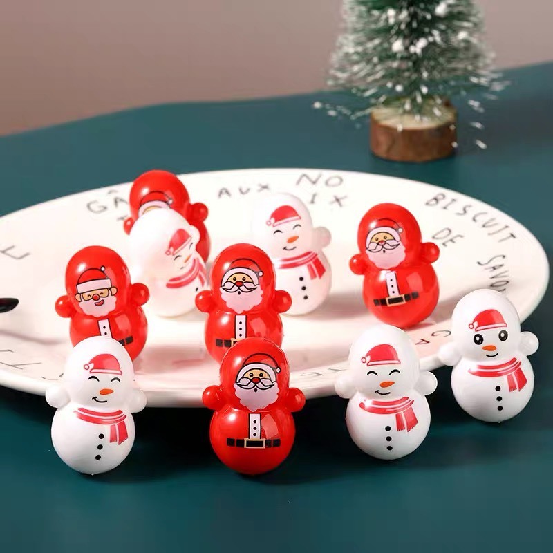 Đồ chơi lật đật noel giáng sinh quà tặng cho be trai gai