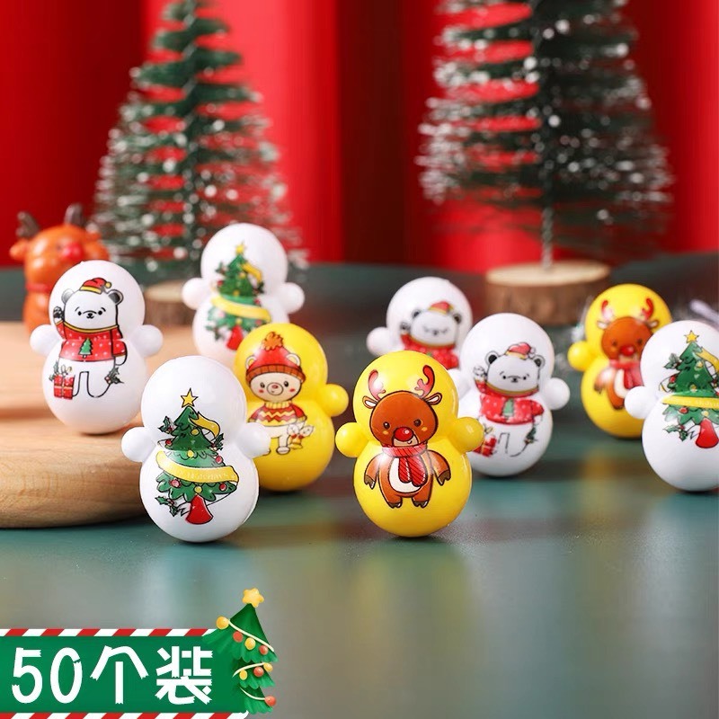 Đồ chơi lật đật noel giáng sinh quà tặng cho be trai gai