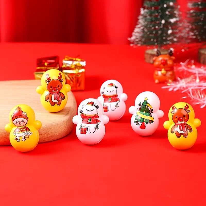 Đồ chơi lật đật noel giáng sinh quà tặng cho be trai gai