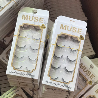 Lông mi Muse gân đen Full mã, Mi giả đẹp tự nhiên