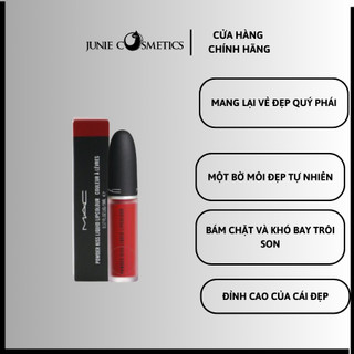 Hàngchính hãng son mac kem , mac powder kiss liquid lipcolour, mac powder kiss, chất son lì mịn, lâu trôi, full box