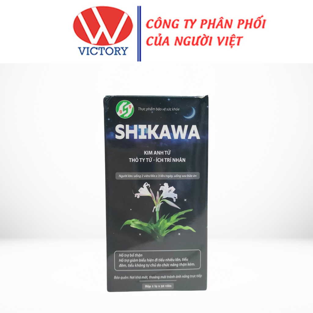 Viên tiểu đêm Shikawa giảm tiểu không tự chủ do chức năng thận kém (lọ 30 viên) - Luxcare Pharmacy