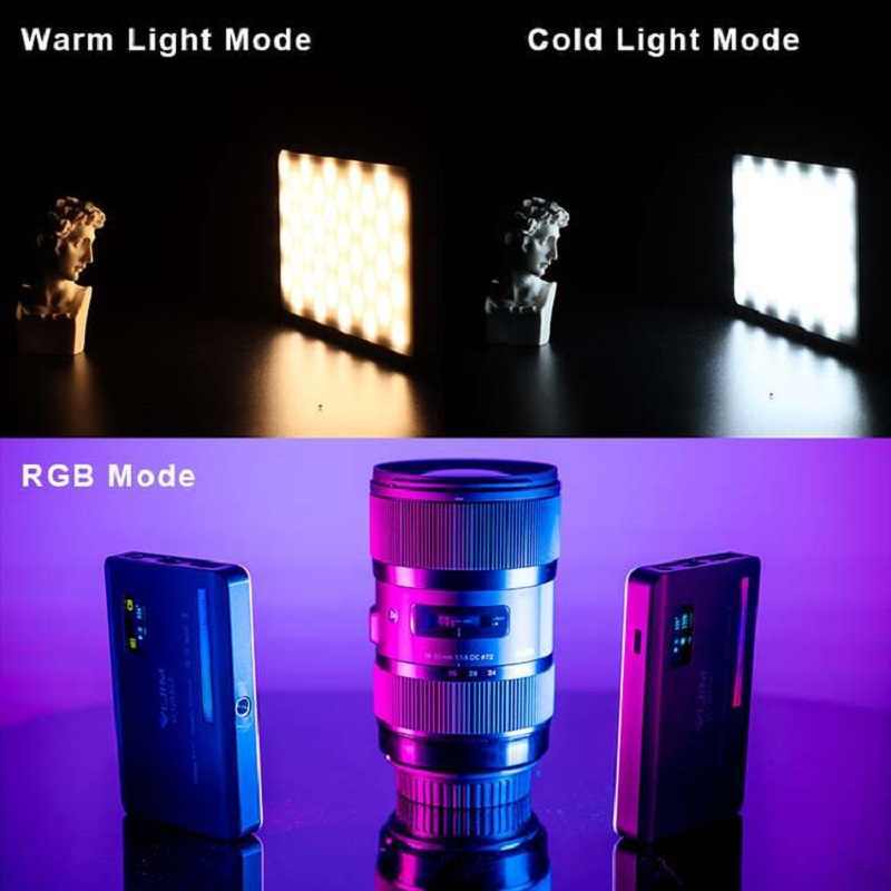 ULANZI VL120 RGB (2500-9000K) - Đèn LED đổi màu RGB | 20 hiệu ứng | Pin Lithium 3100mAh | BigBuy360 - bigbuy360.vn