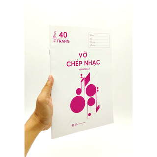 Vở chép nhạc 40 trang - hhb