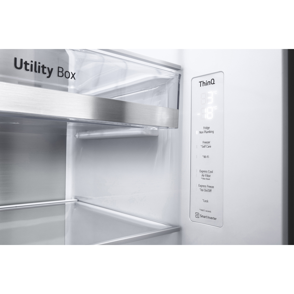 -  - Tủ lạnh LG Inverter 635 Lít Side By Side InstaView Door-in-Door GR-X257BG