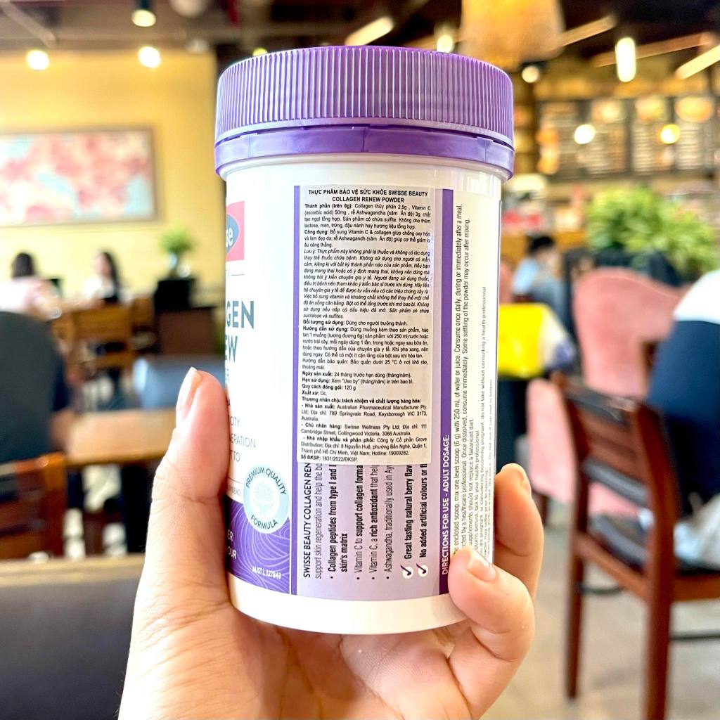 Bột Uống Đẹp Da SWISSE Beauty Collagen Renew Powder 120G
