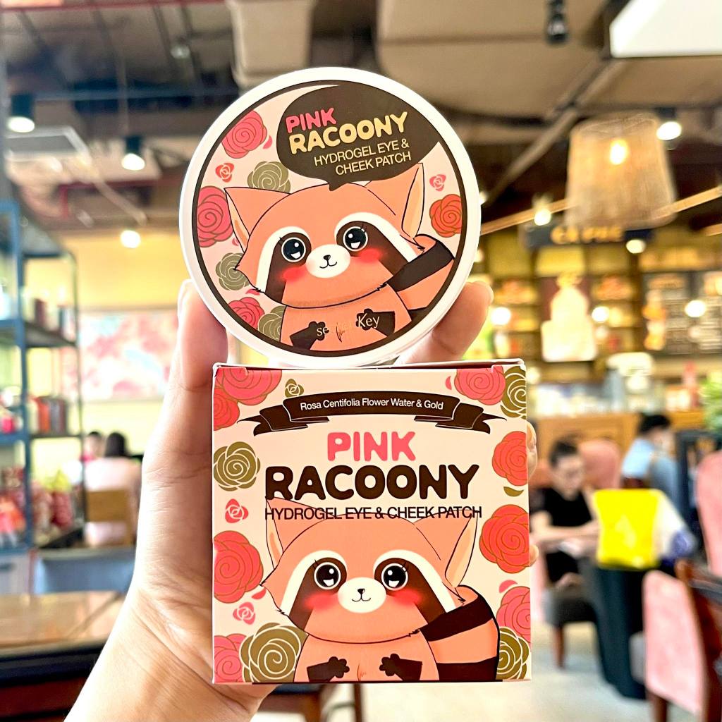 Mặt Nạ Mắt Pink Racoony Hydro Gel Eye & Cheek Patch 90G