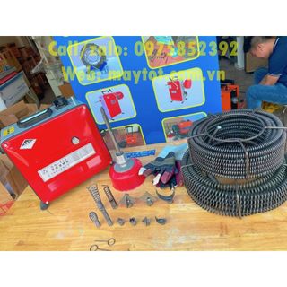 123... máy thông tắc cống gq150 công suất 2200w... sử dụng dây phi 16 và phi 22