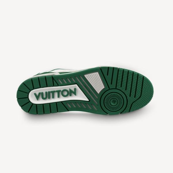 Giày thể thao LV trainer 54 xanh lá, sneaker louis vuitton 54 white green da cao cấp hàng mới về phong cách trẻ 2023