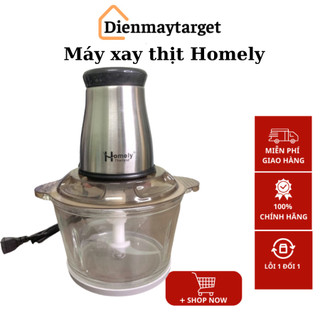 Máy xay thịt Homely HL519, máy xay thịt đa năng, máy xay tỏi ớt, bảo hành 12 tháng